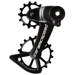 CeramicSpeed OSPW X Système De Galets De Dérailleur - Pour SRAM Eagle AXS | 14/18 Dents | Roulements Revêtus - Noir