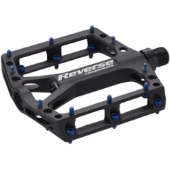 Reverse Components Black ONE MTB Pédale à Plateforme - Black/dark Blue