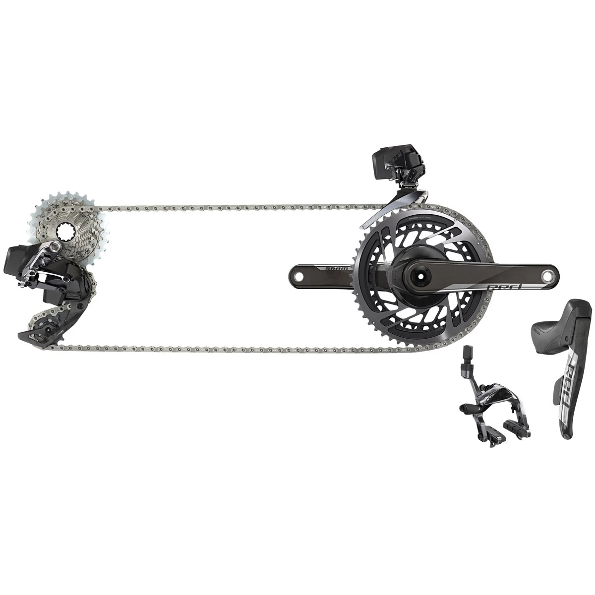 SRAM RED ETap AXS 2x12 Groupset - 46/33T Crank