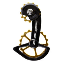 CeramicSpeed OSPW Système De Galets De Dérailleur - Pour Shimano R9200/R8100 (12s) | 13/19 Dents - Or