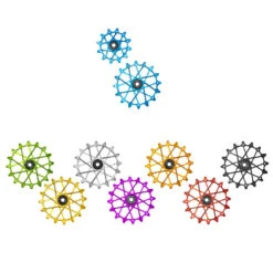 Garbaruk Derailleur Pulleys For Shimano 11-speed Rear Derailleurs With Standard Cage (Pair) - 11T + 12T