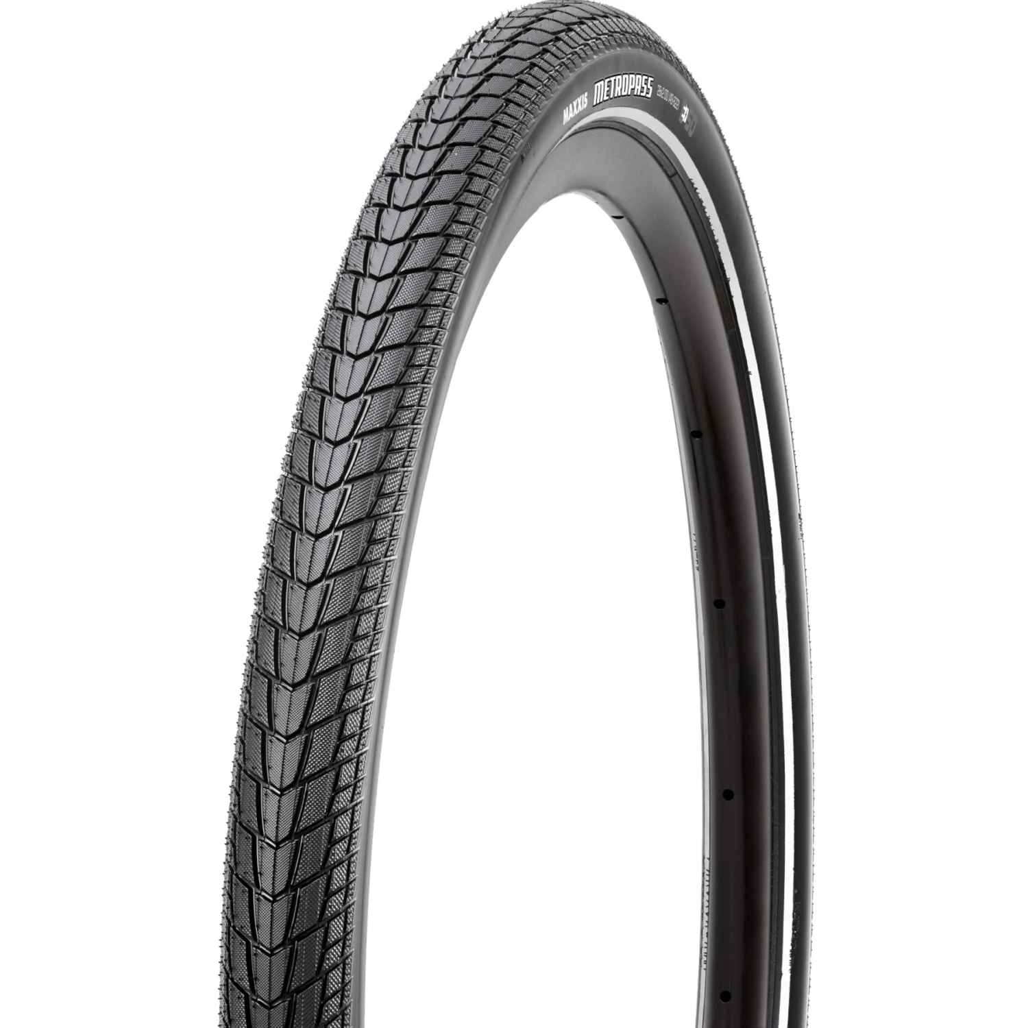 Maxxis Pneu Tringle Rigide - MetroPass Pro - 3mP | ECE-R75 - 28x2.00" | Black Reflex