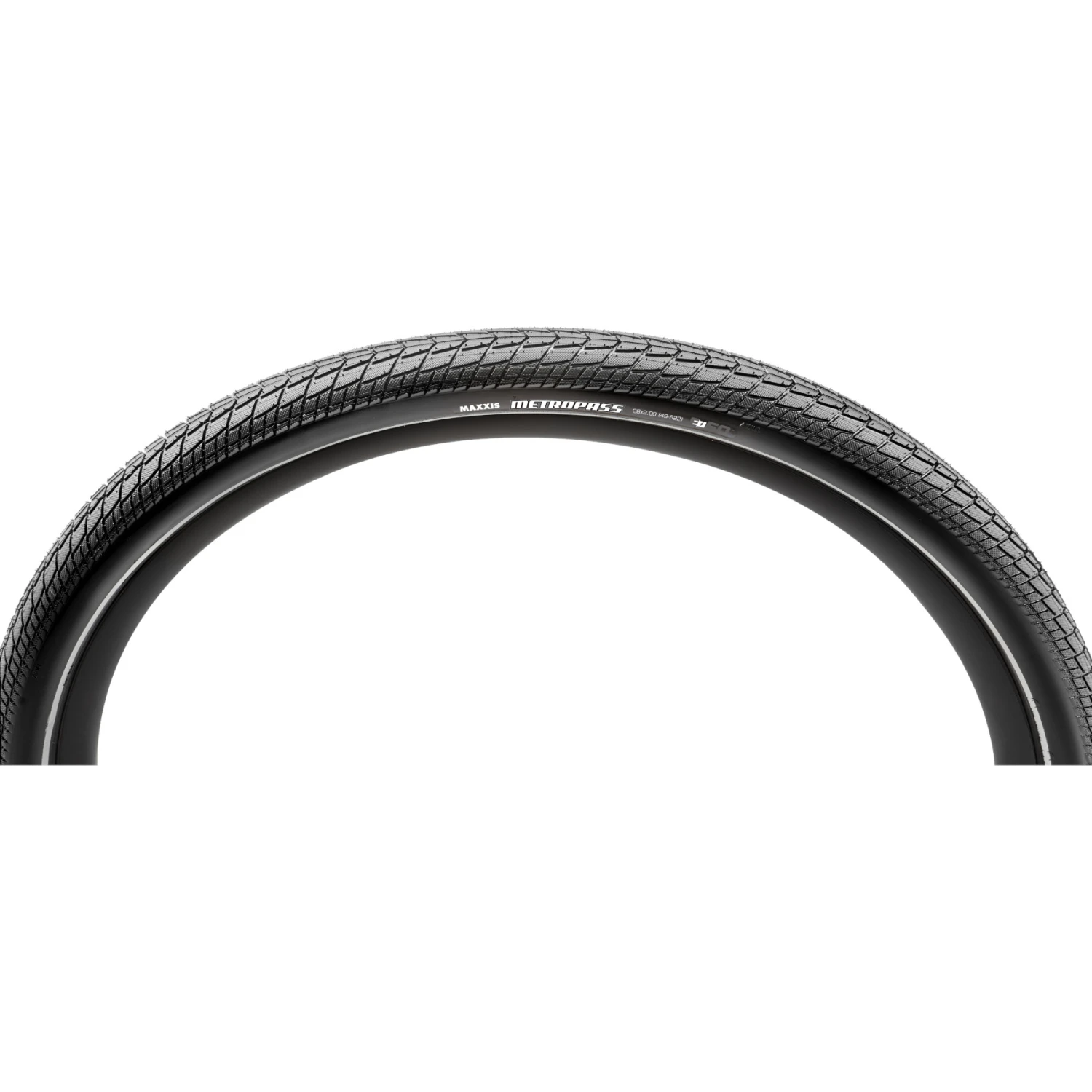 Maxxis Pneu Tringle Rigide - MetroPass Pro - 3mP | ECE-R75 - 28x2.00" | Black Reflex – Image 3