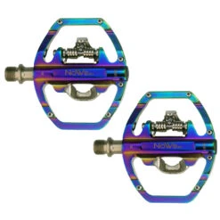 NOW8 LIGILO M45 Duo Pédales - Dual Side | Plateforme + Automatique (SPD) - Oil Slick