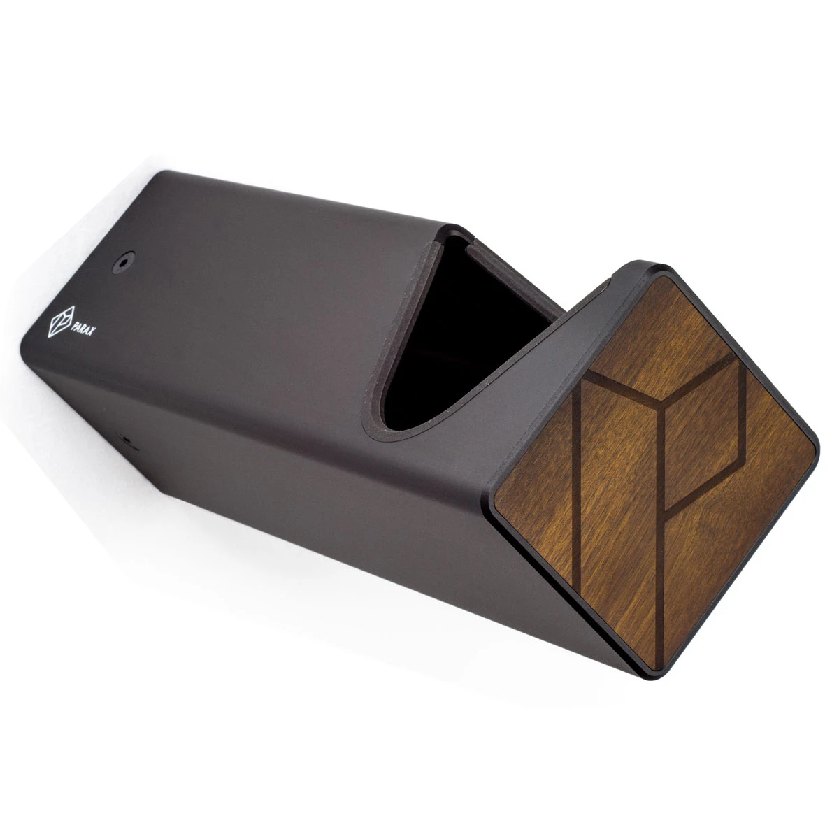 Parax Porte-Vélo Mural - D-Rack - Black - Black - Kebony