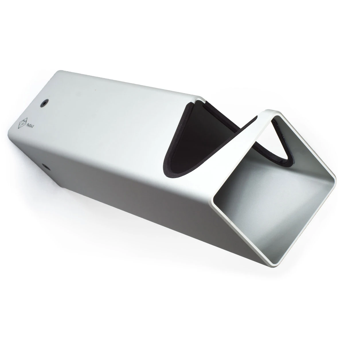 Parax Porte-Vélo Mural - D-Rack - Silver - Black - Without Wooden Front – Image 2