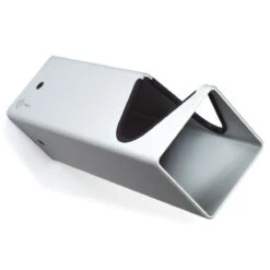 Parax Porte-Vélo Mural - D-Rack - Silver - Black - Without Wooden Front