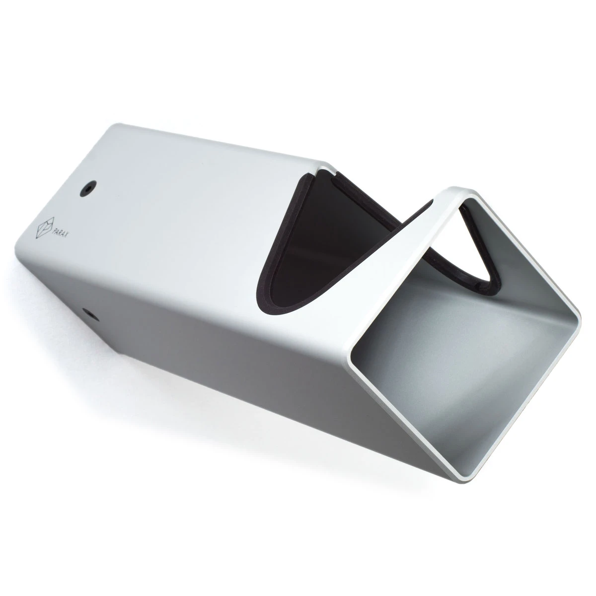 Parax Porte-Vélo Mural - D-Rack - Silver - Black - Without Wooden Front