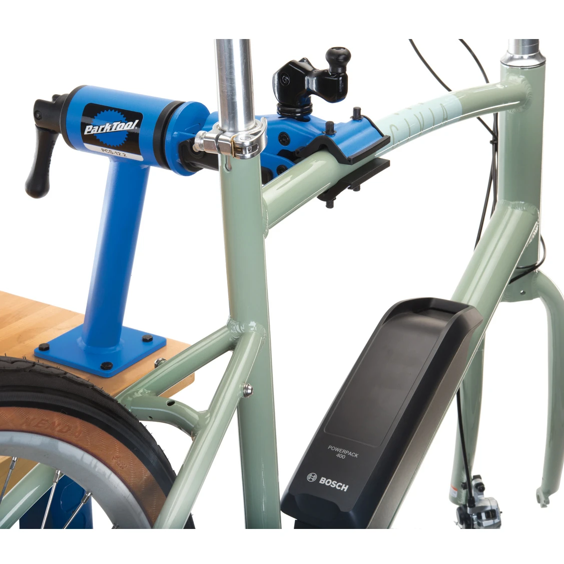 Park Tool PCS-12.2 Home Mechanic Bench Mount Repair Stand – Image 2