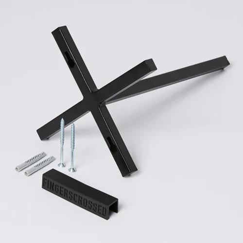 FINGERSCROSSED Porte-Vélo Mural - Plus Minus - Noir – Image 2