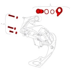 SRAM Bolt & Screw Kit For Red 36T ETap AXS Rear Derailleurs - 11.7518.093.008