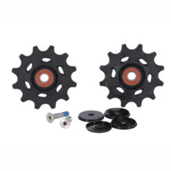 SRAM Rear Derailleur Pulley Kit Steel-Bearing For Force, ETap, AXS - 12 Speed - Black