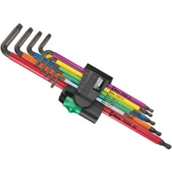 Wera Clés Mâles Coudées TORX® HF - 967/9 TX XL Multicolour 1 - 9 Pcs.