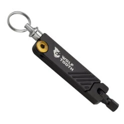 Wolf-tooth Wolf Tooth 6-Bit Hex Wrench Keyring Outil Multifonction - Or
