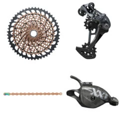 SRAM XX1 Eagle 1x12-speed Upgrade Kit - Trigger Shifter - 10-52 T. XG-1299 Cassette - Copper